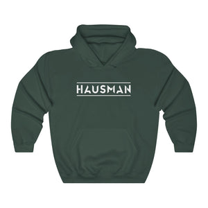 Hausman Double Sided Heavy Blend™ Hooded Sweatshirt - Unisex (White Logo) - MY MUSIC MERCH