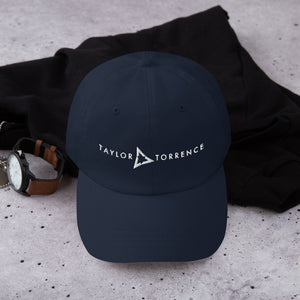 Taylor Torrence Dad Hat - White Logo - MY MUSIC MERCH