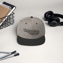 Load image into Gallery viewer, Vintage &amp; Morelli Snapback - Black Embroidery - MY MUSIC MERCH
