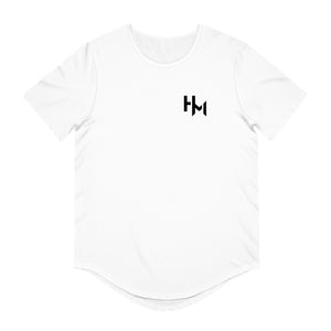 Hausman Black Logo Curved Hem Tee - MY MUSIC MERCH