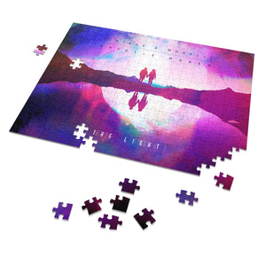 Vintage & Morelli & Arielle Maren 'The Light' Album Puzzle - Black Background - MY MUSIC MERCH