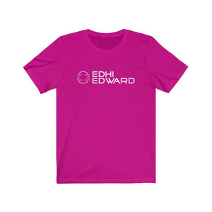 EDHI EDWARD Short Sleeve Tee - White Logo - MY MUSIC MERCH