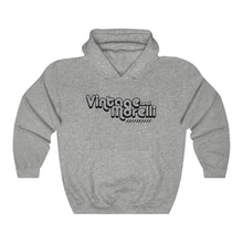 Load image into Gallery viewer, *New Colors &amp; Material Blend* Vintage &amp; Morelli Heavy Blend™ Black Logo Hoodie - Unisex - MY MUSIC MERCH