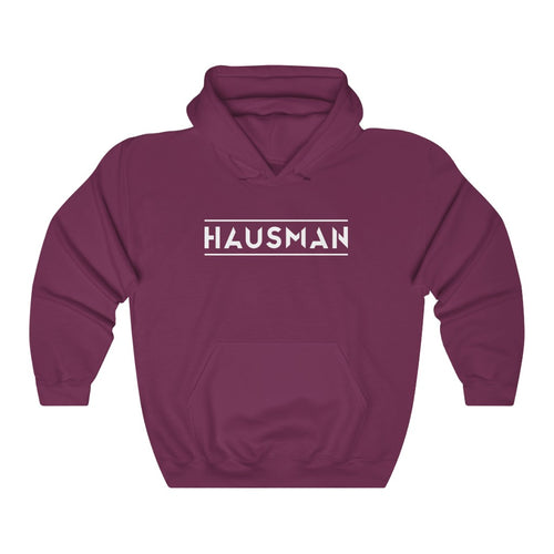Hausman Double Sided Heavy Blend™ Hooded Sweatshirt - Unisex (White Logo) - MY MUSIC MERCH