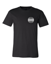 Load image into Gallery viewer, Elliptical Sun Music Split Logo T-Shirt - Black - MY MUSIC MERCH