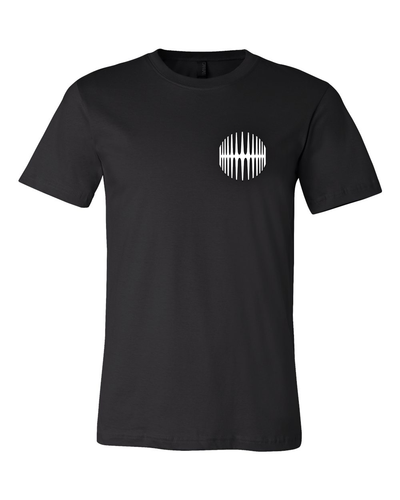 Elliptical Sun Music Split Logo T-Shirt - Black - MY MUSIC MERCH