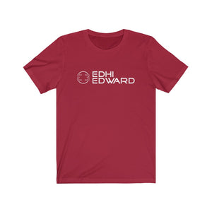 EDHI EDWARD Short Sleeve Tee - White Logo - MY MUSIC MERCH
