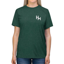 Load image into Gallery viewer, Hausman Triblend Double Sided White Logo Tee - Unisex - MY MUSIC MERCH