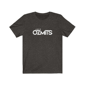 Jeff Ozmits White Logo Short Sleeve Tee - Unisex - MY MUSIC MERCH