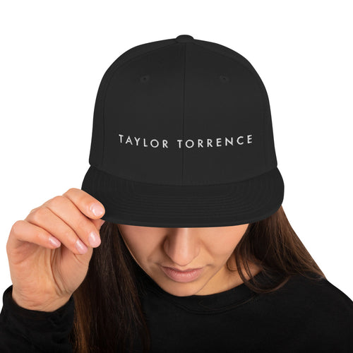 Taylor Torrence Double Sided Snapback - White Logo - MY MUSIC MERCH