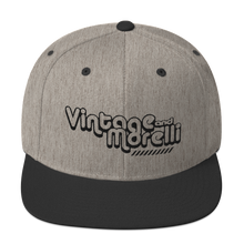 Load image into Gallery viewer, Vintage &amp; Morelli Snapback - Black Embroidery - MY MUSIC MERCH