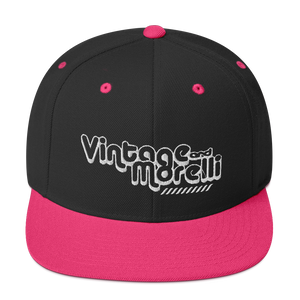 Vintage & Morelli Snapback - White Embroidery - MY MUSIC MERCH