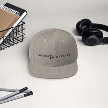 Load image into Gallery viewer, Taylor Torrence Snapback - Black Logo - MY MUSIC MERCH