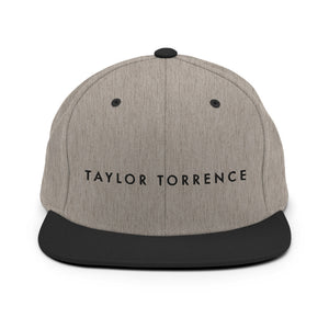 Taylor Torrence Double Sided Snapback - Black Logo - MY MUSIC MERCH